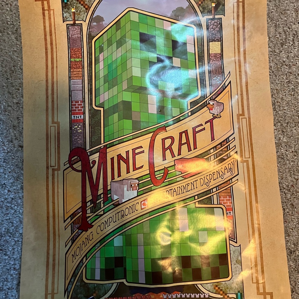 Minecraft poster